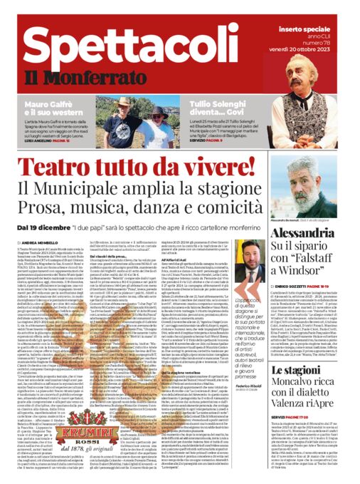 Il Monferrato - Edizione 78 del 20/10/2023